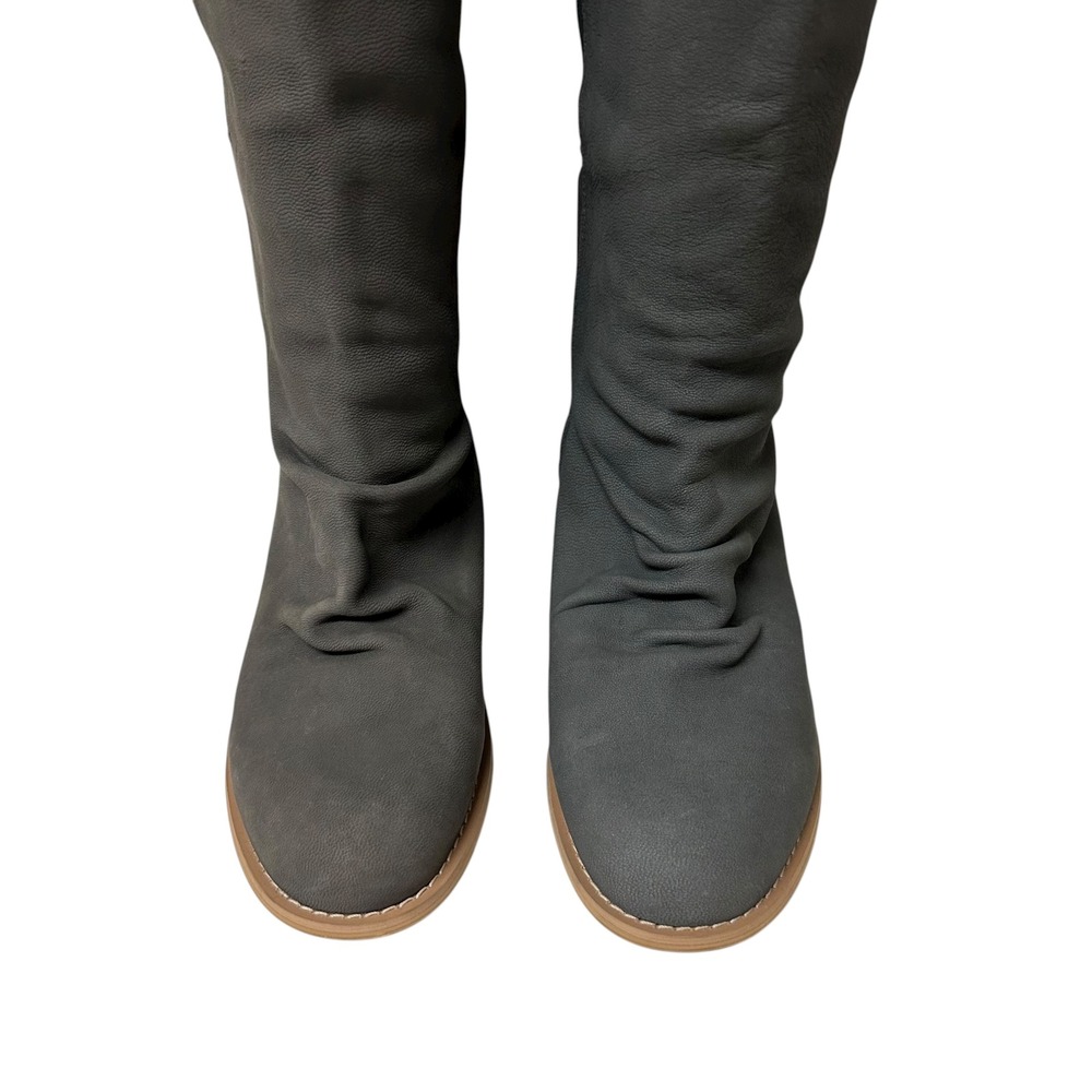 Emu Australia Tall Suede Slouch Boots Dark Gray Women's US 9 - Picture 2 of 11